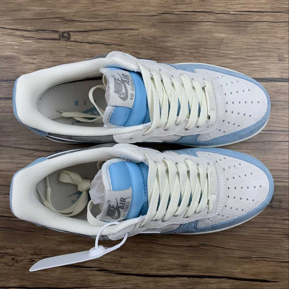 Winter Wear Support arch Air Force 1 Low White Grey Navy Blue LZ6699-523