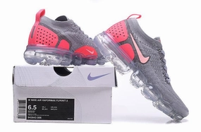 Air VaporMax Flyknit 2.0 Grey Pink 942843-006 Hygroscopic Inner Layer Fitted touch