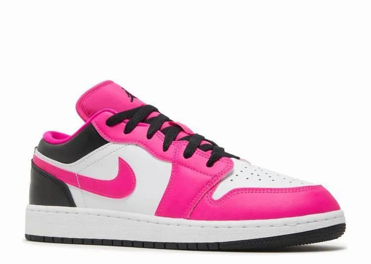 Abrasion Resistant Mesh Move Daily Air Jordan 1 Low Fierce Pink (GS)