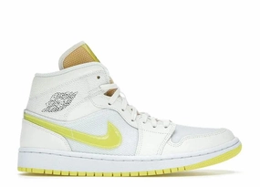 Air Jordan 1 Mid Voltage Yellow (W) Classy flair Cushioned Base