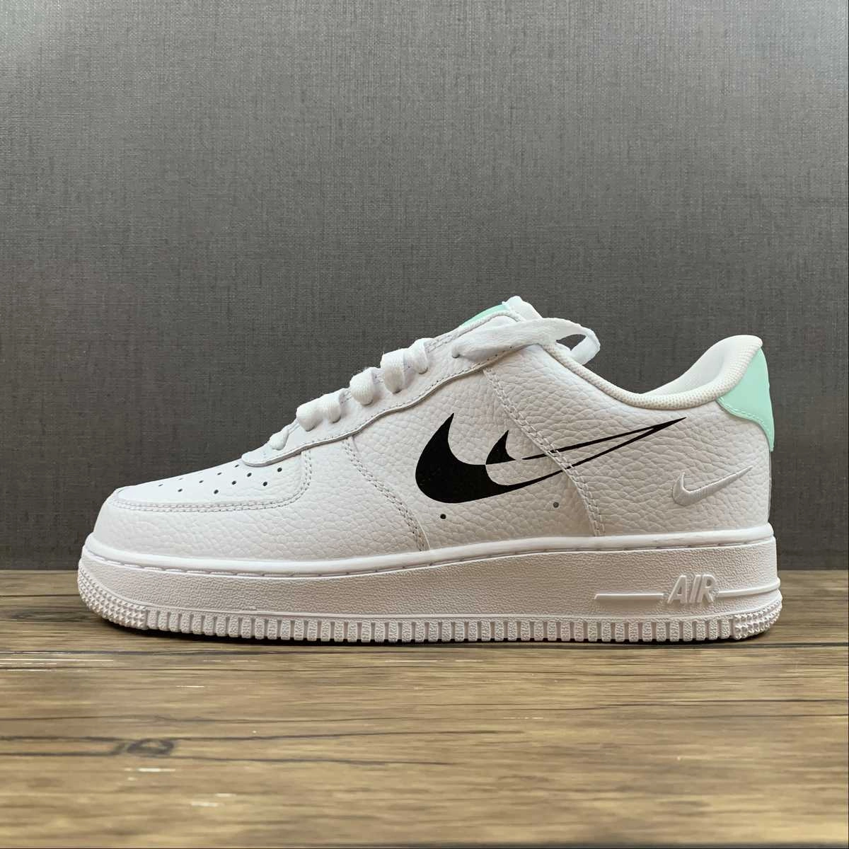 Breath Lines Air Force 1 Low Shadow Swoosh White Black DV3455-100