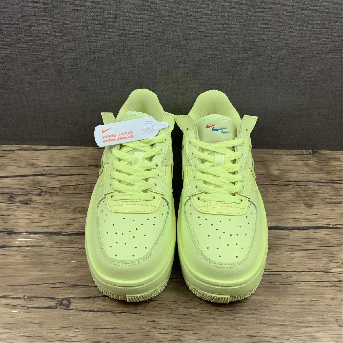 Air Force 1 FONTANKA Yellow Strike Lt Lemon Twist DA7024-700 Film Shoot Slip Free