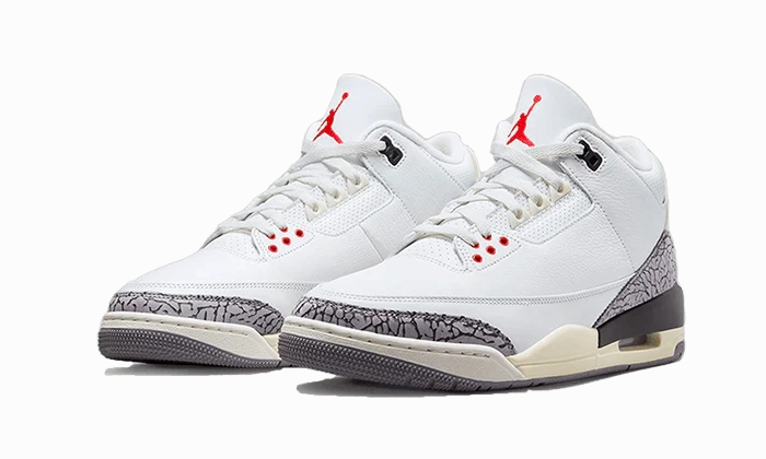 Air Jordan 3 Retro White Cement Reimagined Lightweight Construction Herd Hike
