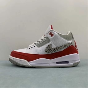 Air Jordan 3 Retro TH SP White Grey University Red CJ0939-100 Roll Step Fast Track
