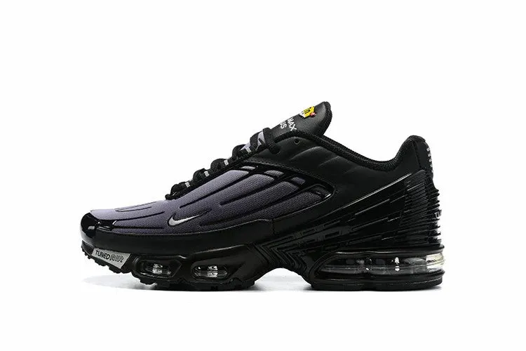 Air Max Plus 3 Black Wolf Grey Black CJ9684 002 waterproof synthetic shoes