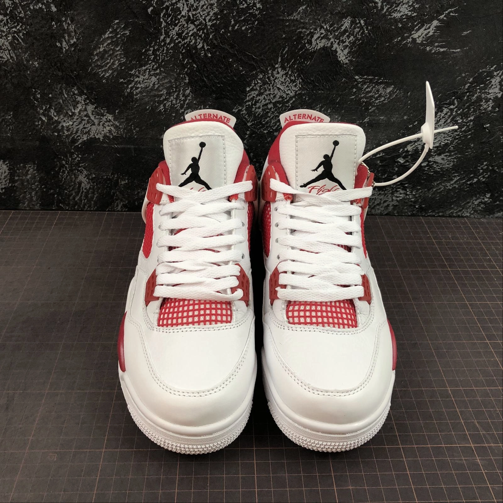 Air Jordan 4 Retro White Black-Gym Red 308497-106 Torsional Rigidity Bar
