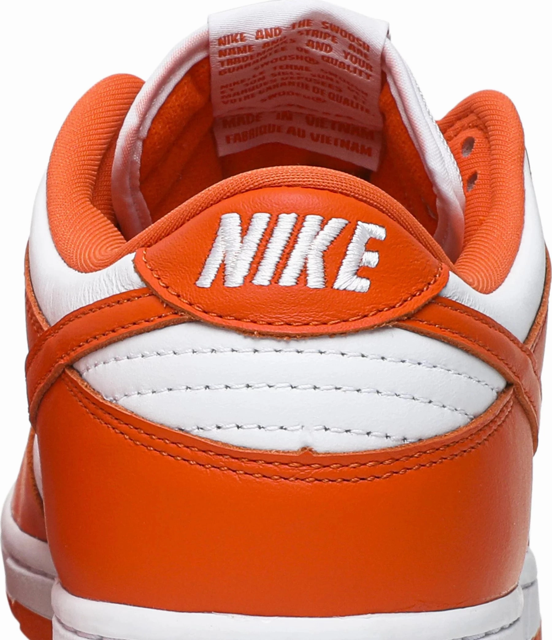 Multidirectional Traction Ergonomic Fit Nike Dunk Low Syracuse