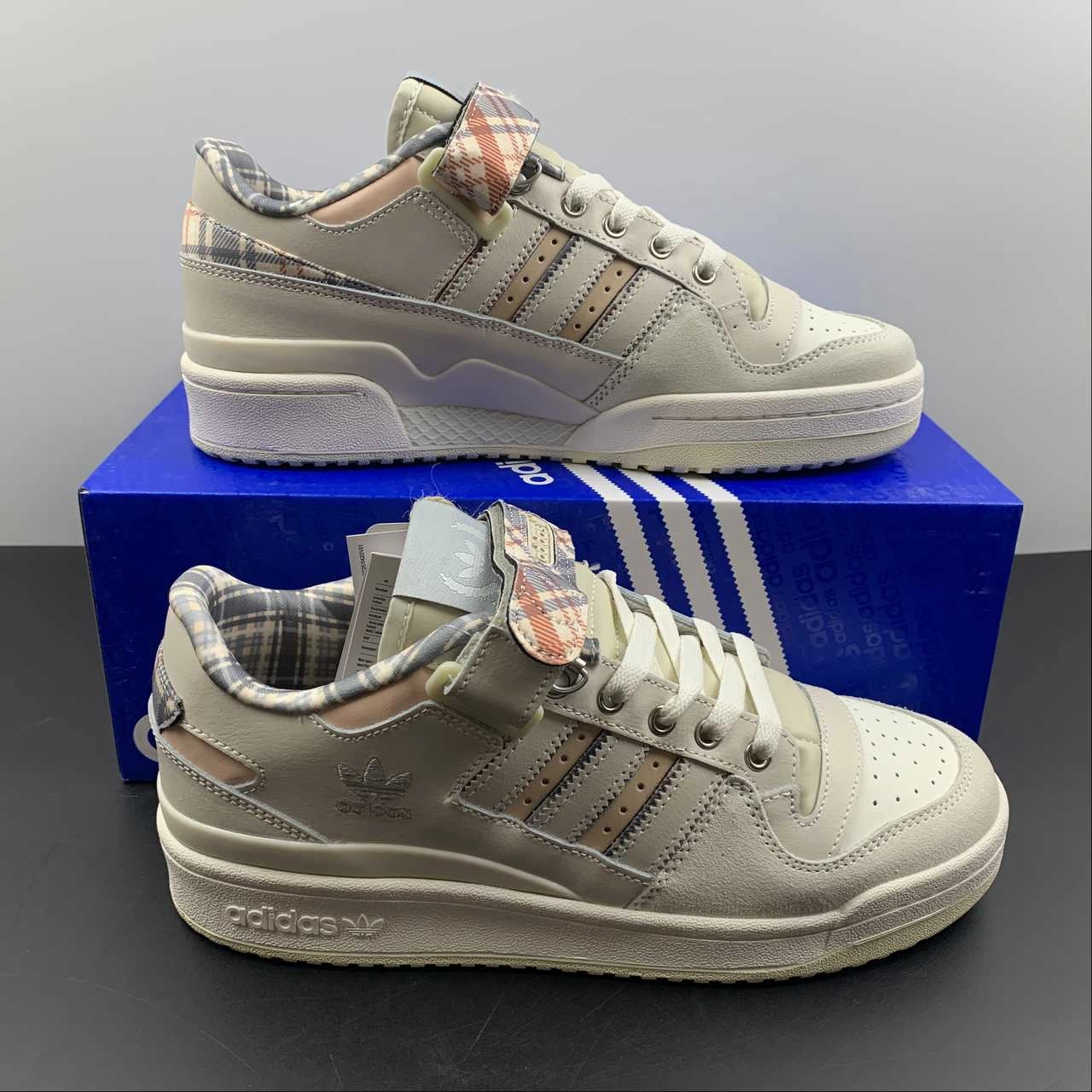 Padded Collar Structure Everyday Flex Adidas Forum 84 Low Halo Blush Aluminium White FZ5628
