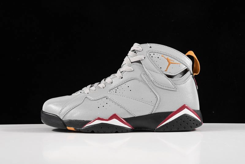 Air Jordan 7 Retro Reflections of a Champion Silver Cardinal Red-Black High power Comfort Insoles