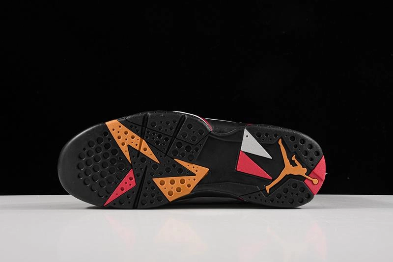 Air Jordan 7 Retro Reflections of a Champion Silver Cardinal Red-Black Comfort Insole