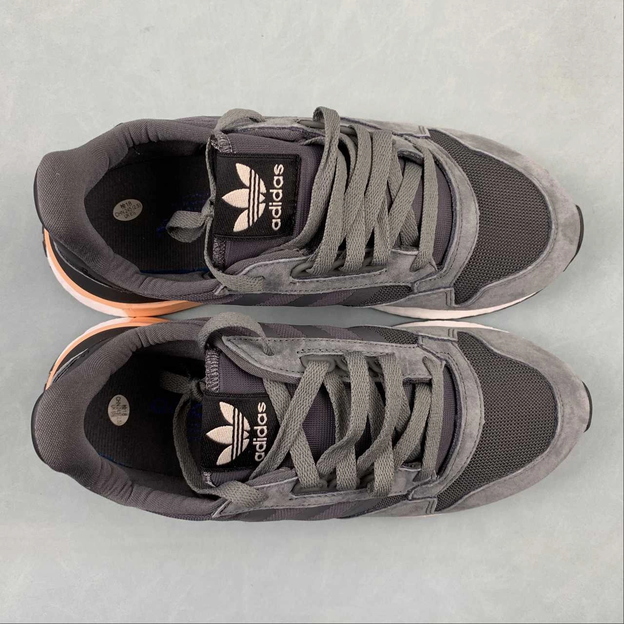 Adidas ZX 500 RM Grey Cloud White Clear Orange B42217 aesthetic - design shoes performance - technology