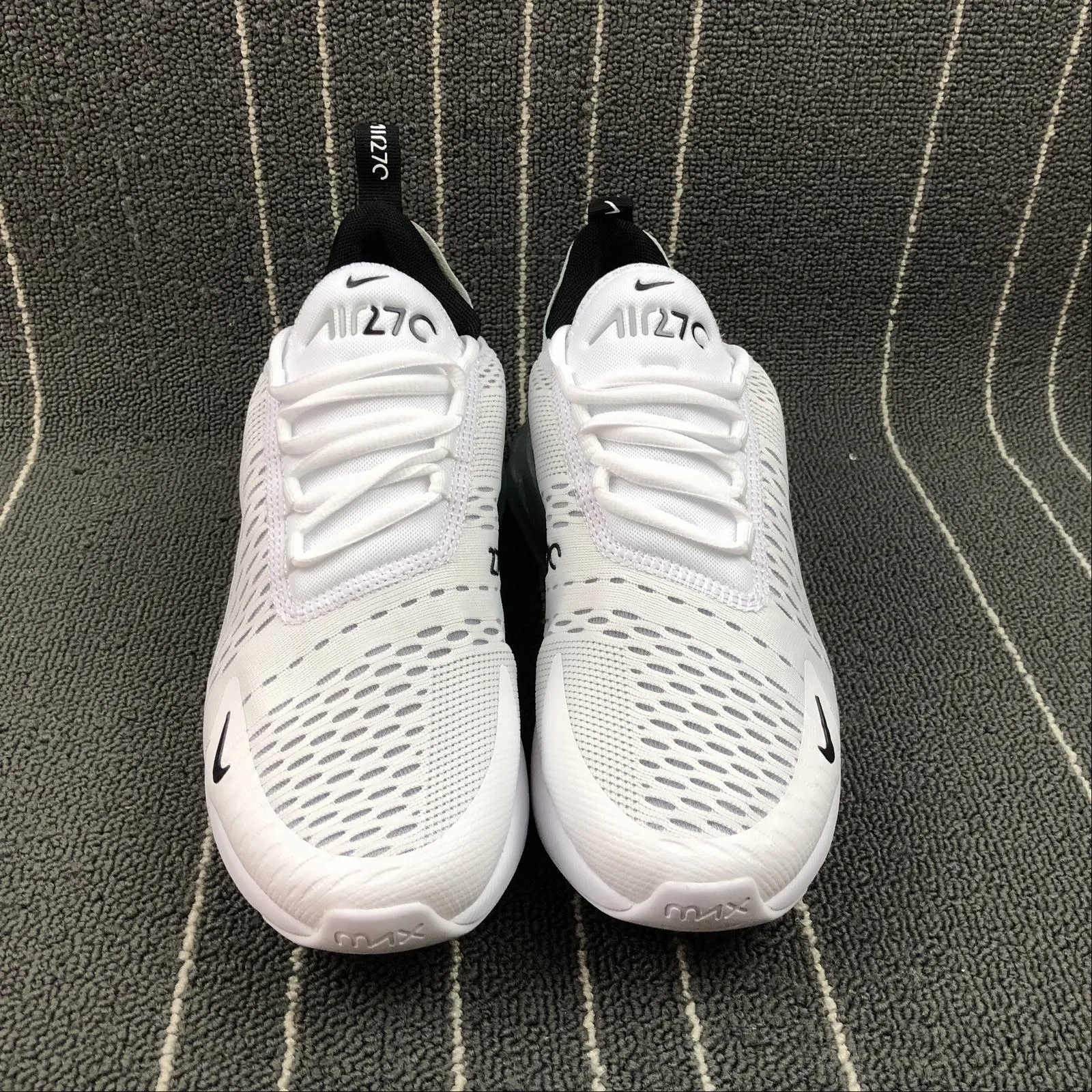 Air Max 270 White Black White AH8050-100 energy - return shoes steampunk - themed running gear