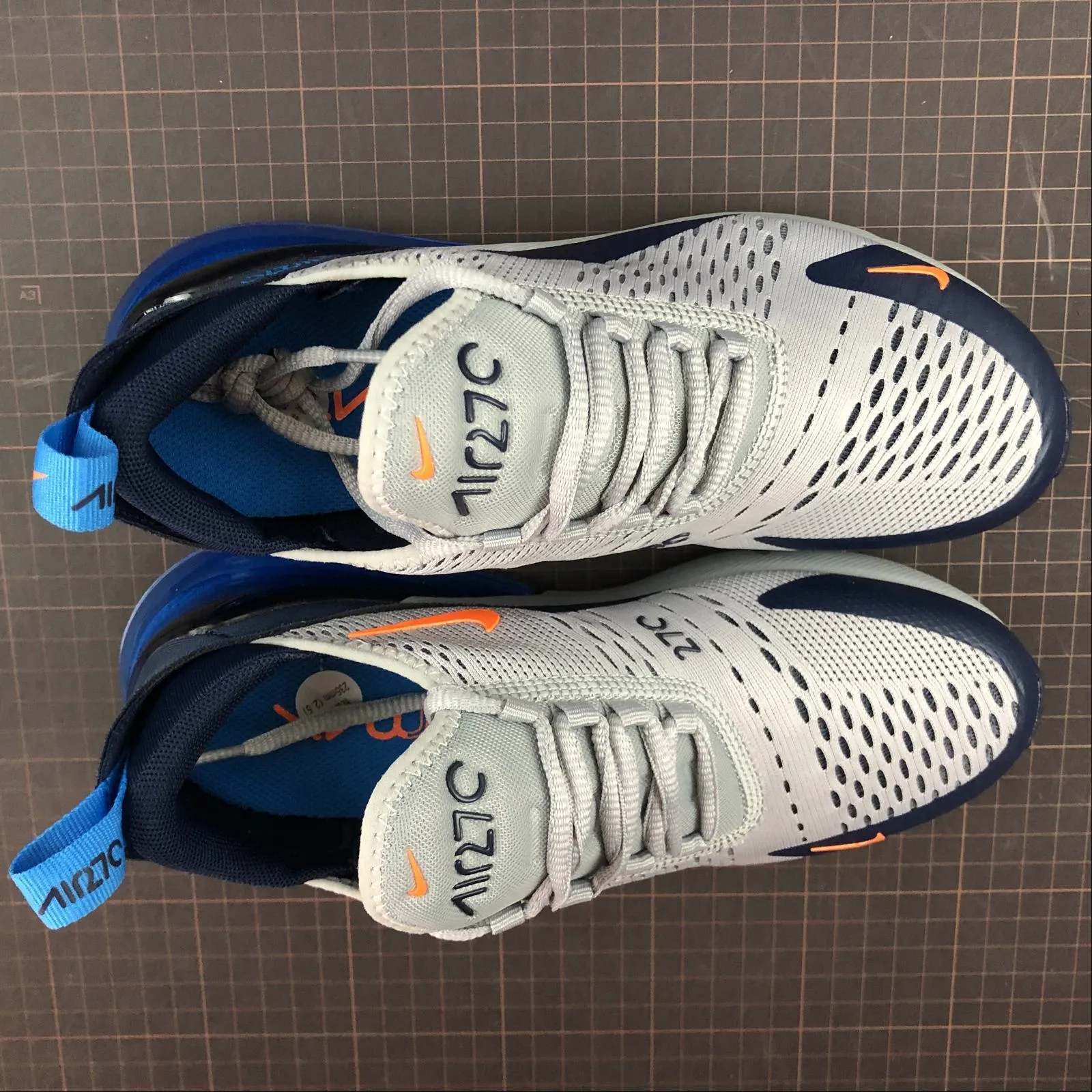 open - toe - feature shoes Air Max 270 Wolf Grey-Total Orange 943345-015