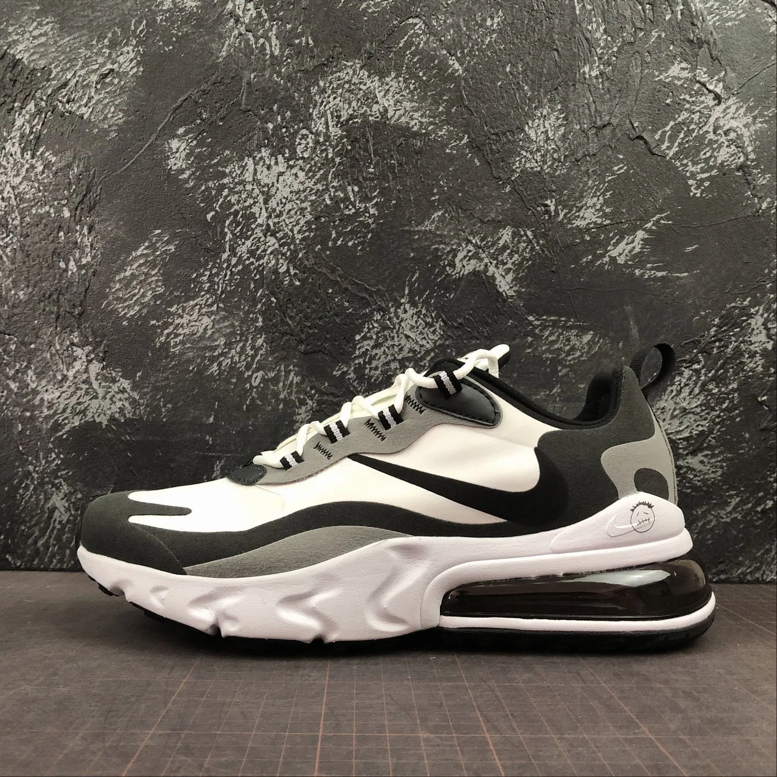 Air Max 270 React Black Carbon Grey-Grey AT6174-006 Track and field supply