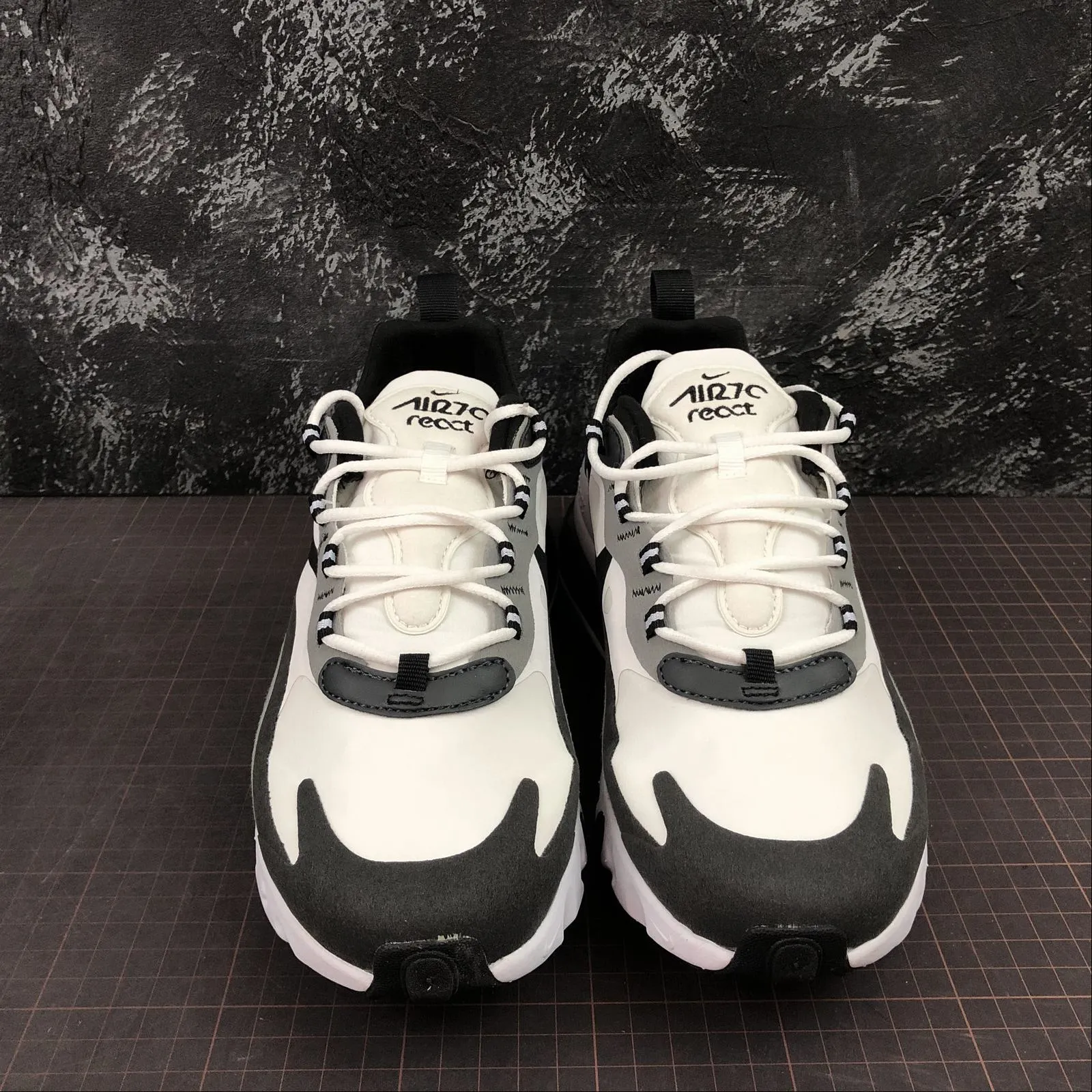 Air Max 270 React Black Carbon Grey-Grey AT6174-006 Soft Upper