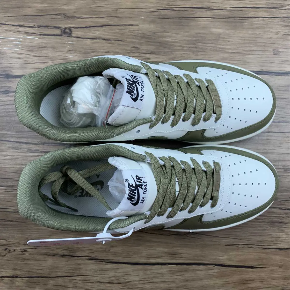 Ventilated Air Force 1 07 Low Avocado Green Rice White DD7798-176
