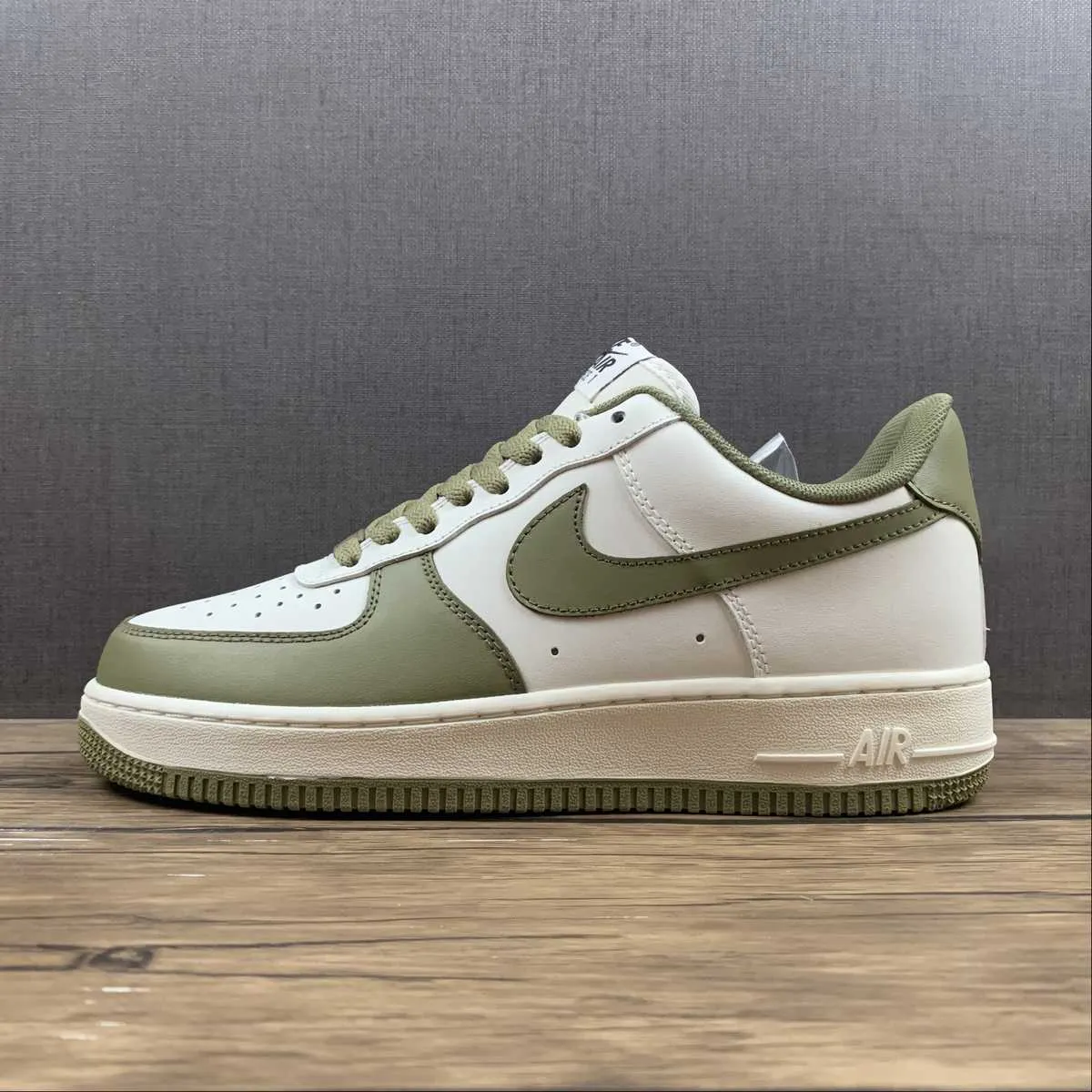 Heel Hug Foot Friendly Air Force 1 07 Low Avocado Green Rice White DD7798-176