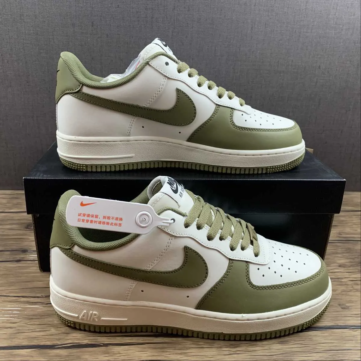 Air Force 1 07 Low Avocado Green Rice White DD7798-176 Anti scratch Travel Daily