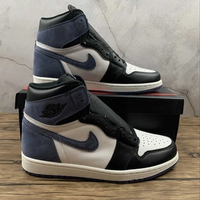 Abrasion Pads High Energy Return Sole Air Jordan 1 Retro High OG Summit White Blue Moon-Black (2021) 555088-115