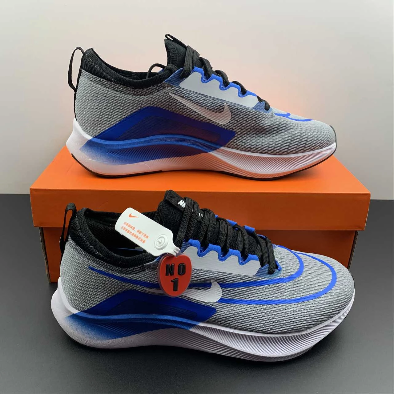 Zoom Fly 4 Grey Blue CT2392-005 Lifestyle Active