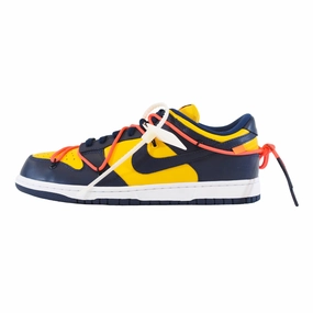 Slip-resistant fit soft feel Nike Dunk Low x Off-White - University Gold Midnight Navy