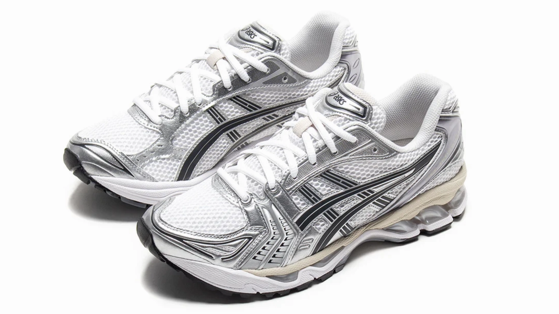 Comfortable bend ASICS GEL-KAYANO 14 'WHITE GRAPHITE GREY'
