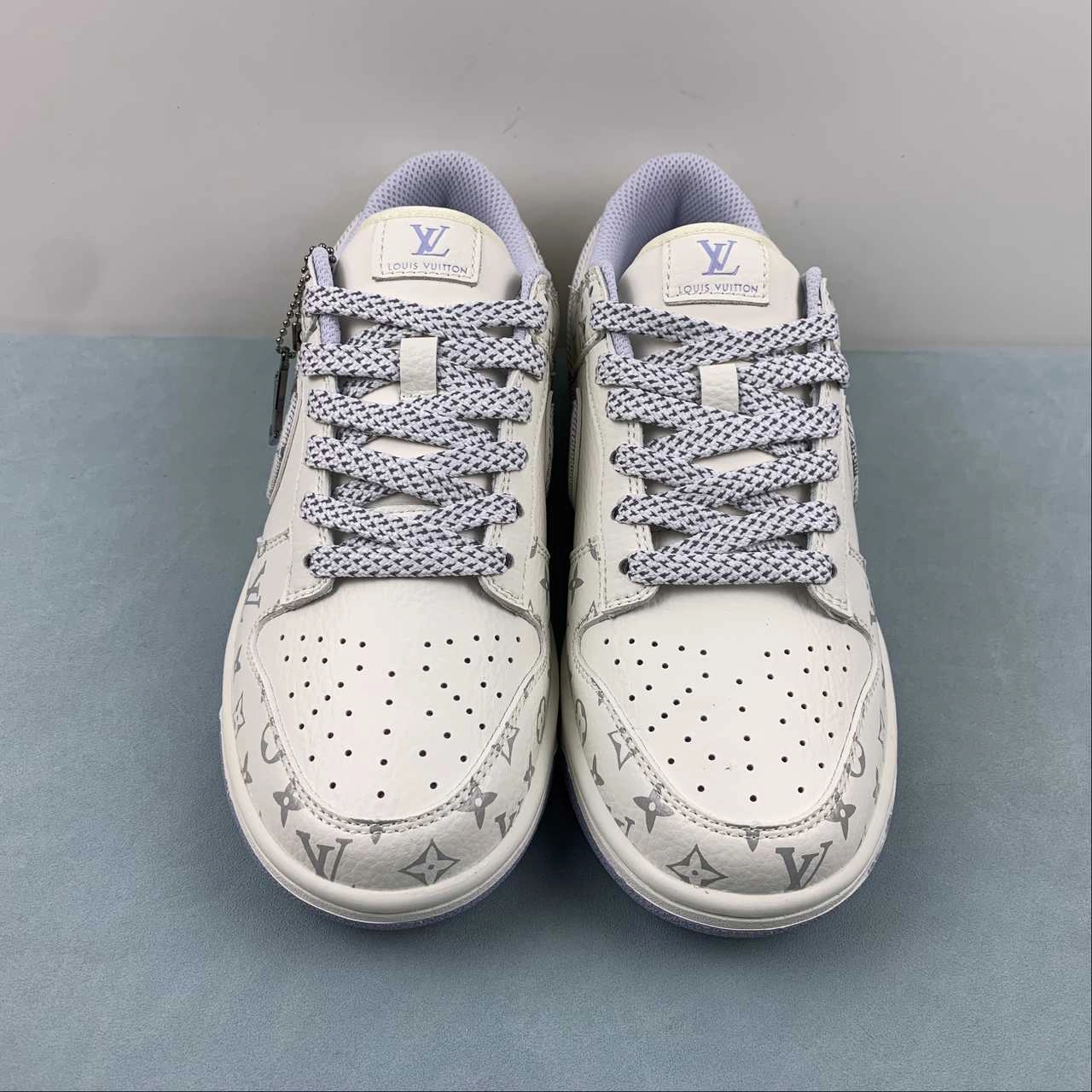 SB Dunk Low LV White Purple FC1688-132 Run Trail Adaptive Flex Grooves
