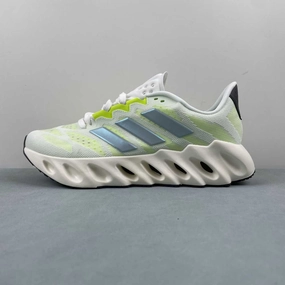 Adidas Switch Fwd White Silver Violet Lucid Lemon FZ5621 running for a way to stay happy Smooth