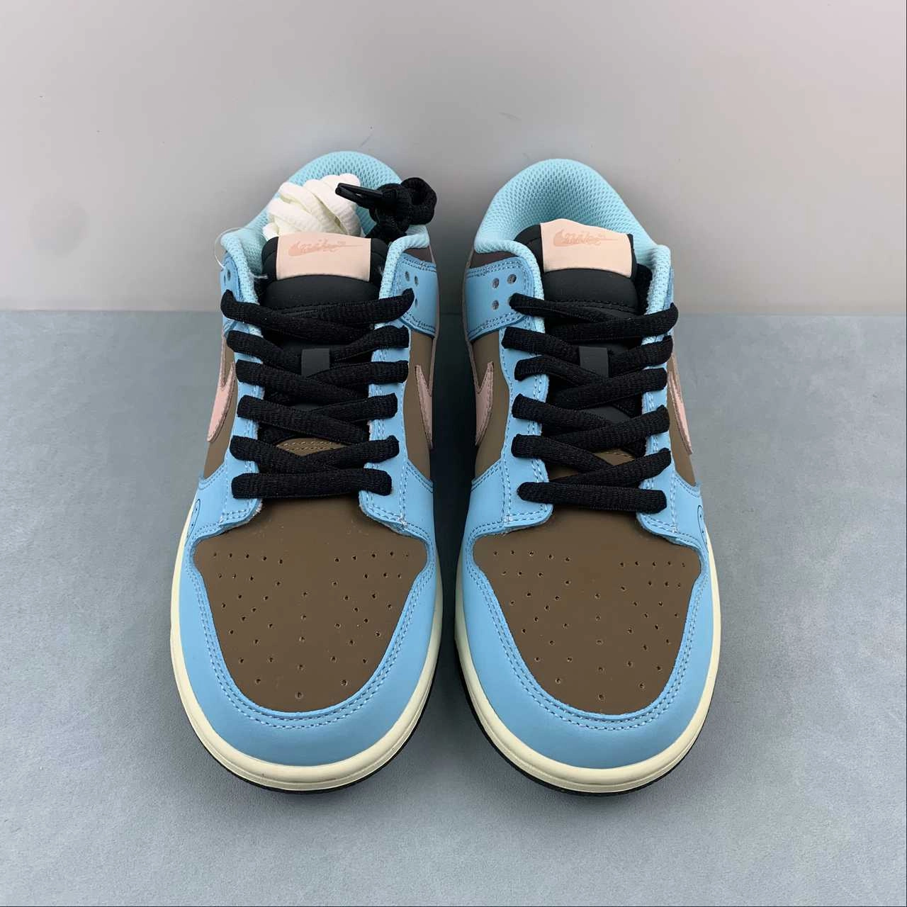 SB Dunk Low Blue Brown Pink MU0232-366 Air Cushioned Heel