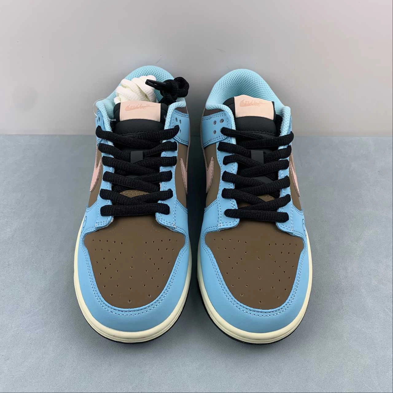 Heat Release Flex groove SB Dunk Low Blue Brown Pink MU0232-366