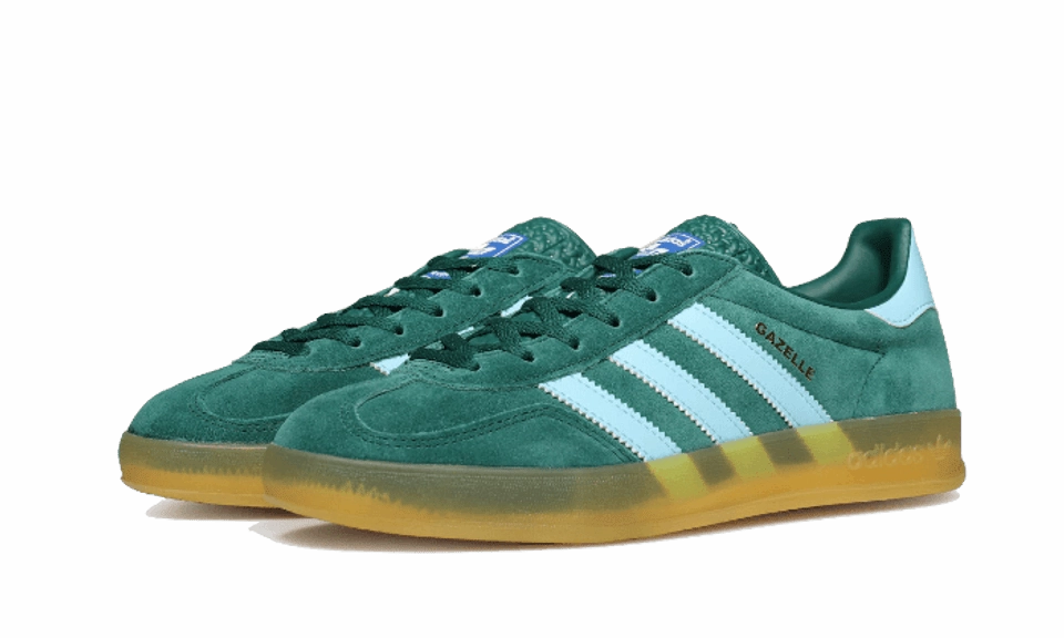 Adidas Gazelle Indoor Collegiate Green Wear Anywhere Track Run