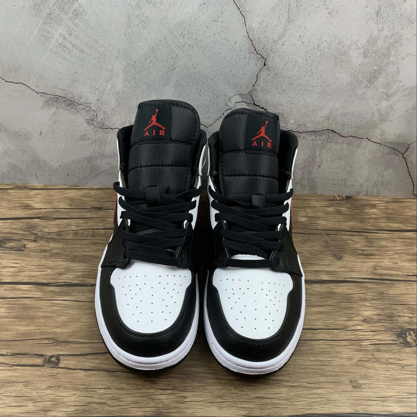 Impact Zones Season Ready Air Jordan 1 Mid Black White Red (2021)