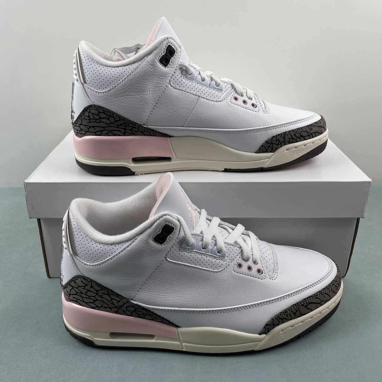 Air Jordan 3 Retro Neapolitan Dark Mocha White Atmosphere Sail CK9246-102 Shop Quick Edge Path