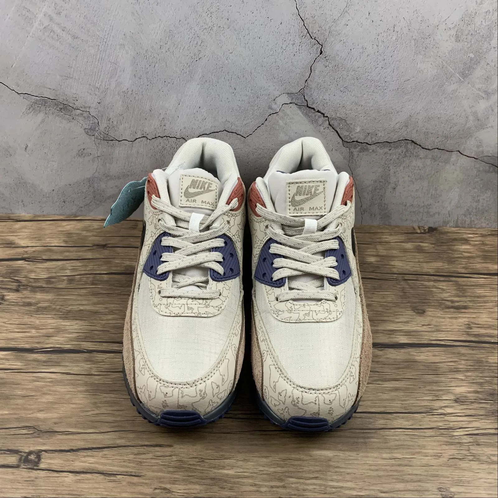 Air Max 90 NRG Camowabb Desert Sand Black Desert Dust CI5646-001 Comfort Insole barefoot - style running shoes