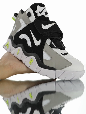 running during a thunderstorm evening runner shoes Air Barrage Mid QS White Black Grey Volt CD9329 009
