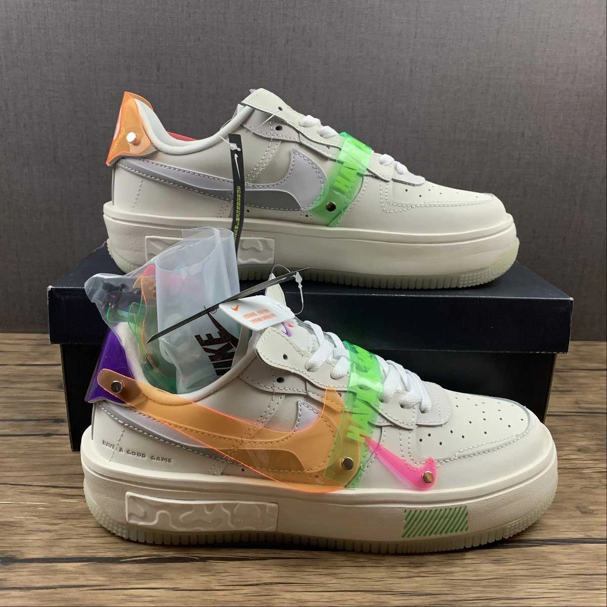 Air Force 1 FONTANKA Have a good game Sail Green Strike White DO2332-111 Premium cushioning River Step