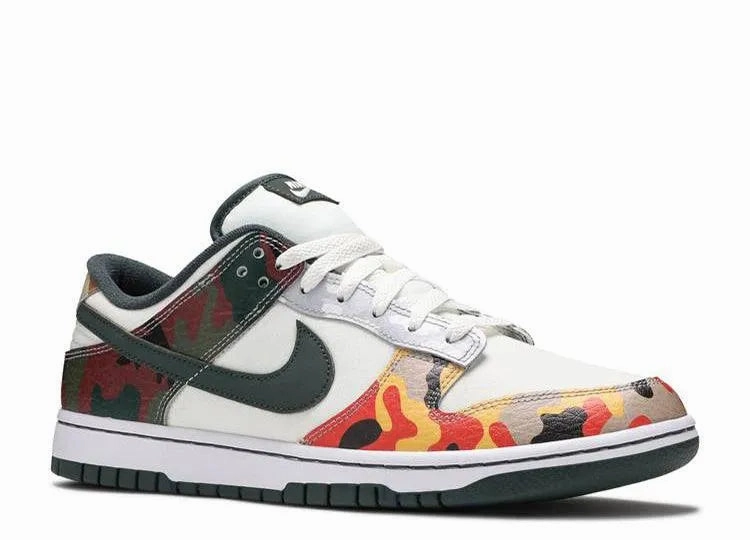 Travel Friendly Nike Dunk Low Sail Multi-Camo
