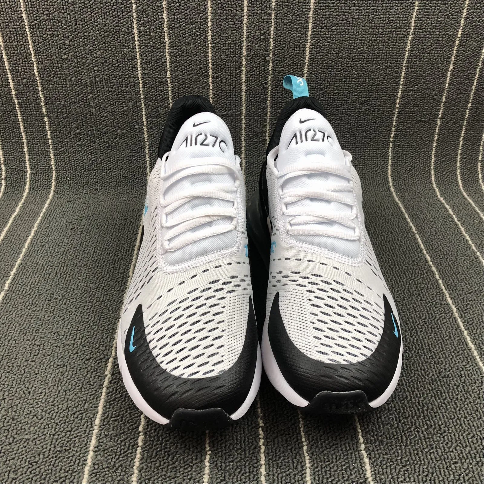 Custom Fit Firmness Air Max 270 White Black Blue Month AH8050-001