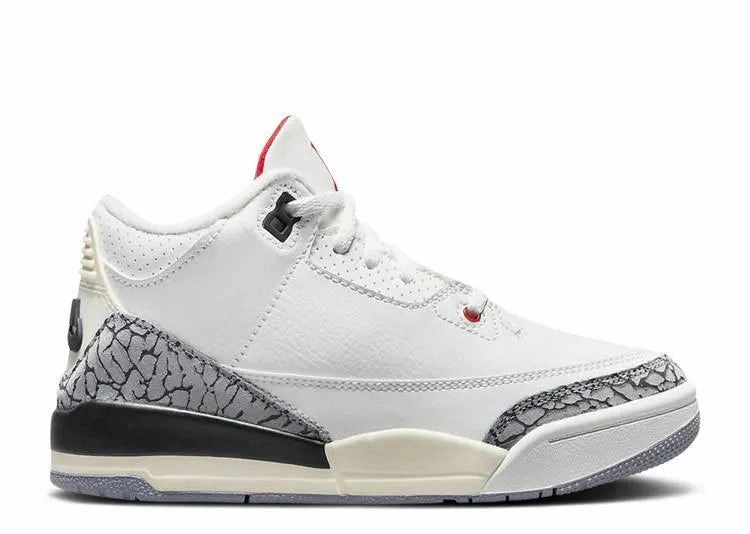 Hard Stop Air Jordan 3 White Cement Reimagined (PS)