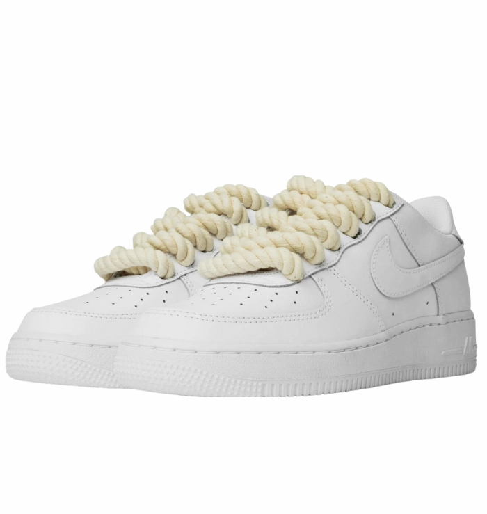 Zip Closure Evening Pace Nike Air Force 1 Low Rope Lace