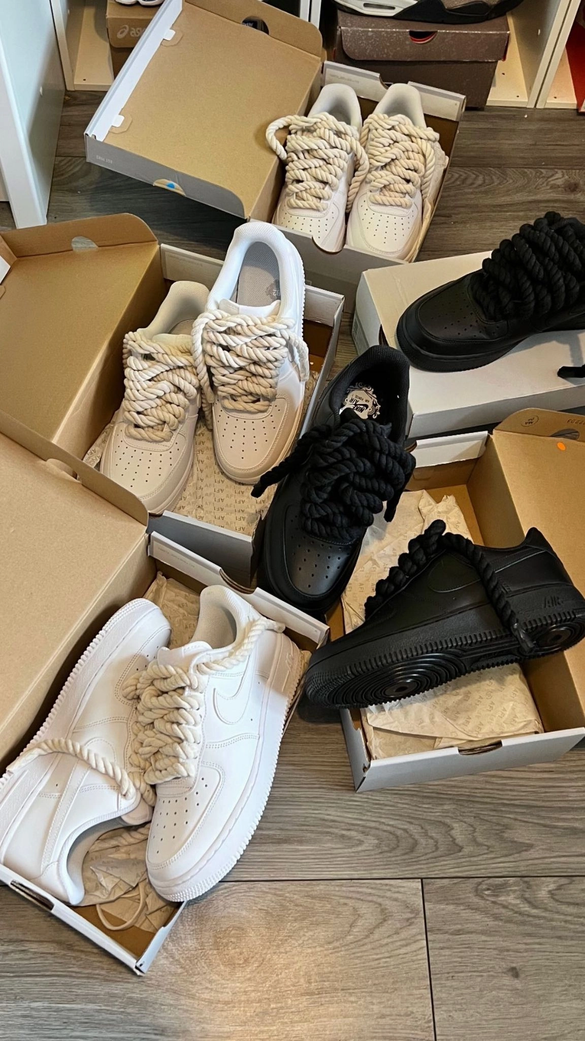 Nike Air Force 1 Low Rope Lace Stable Structure