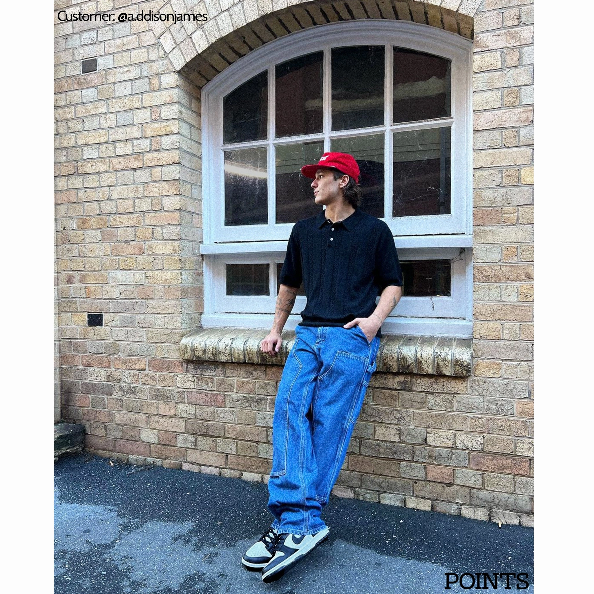 Cool Weather Nike Dunk Low - Panda Black/ White