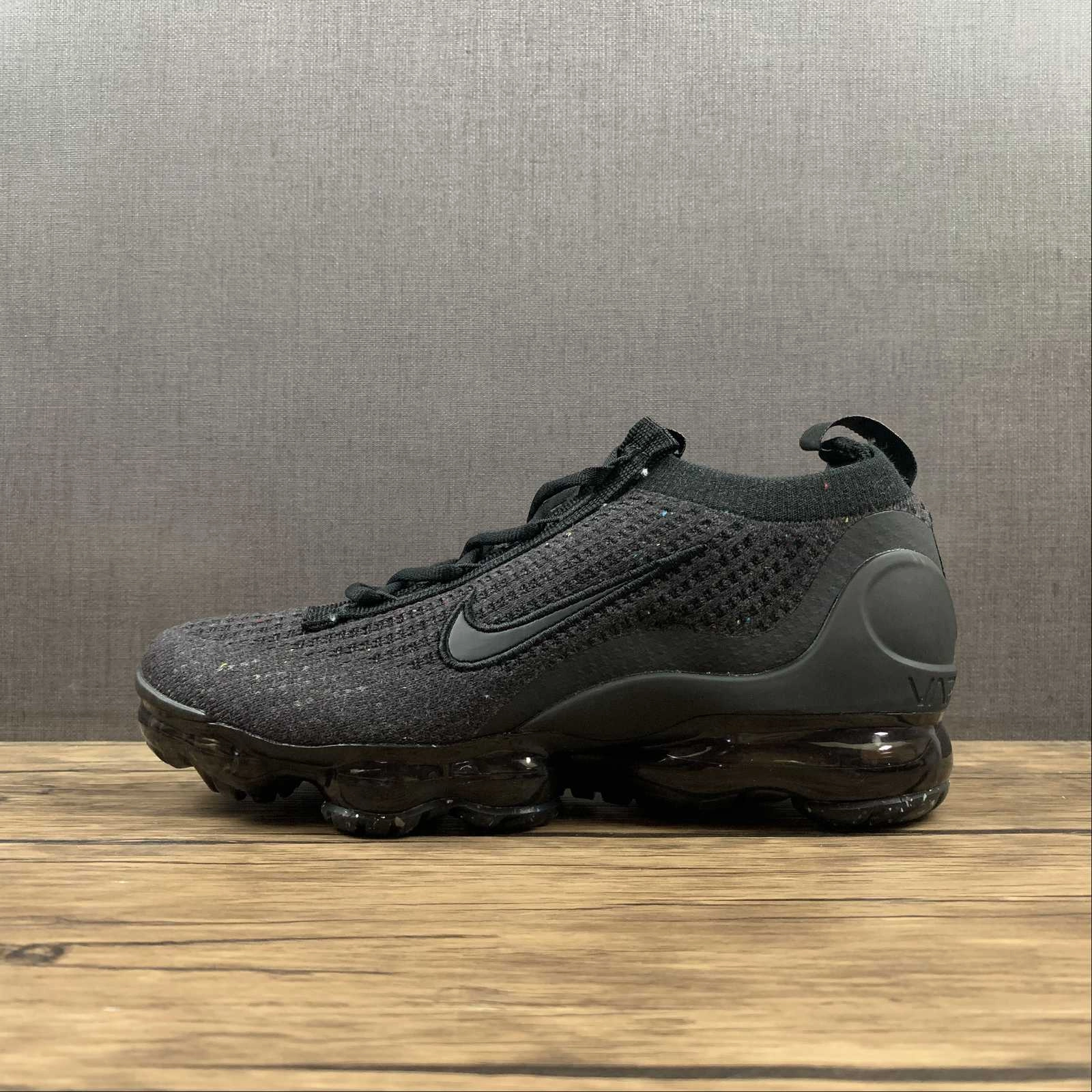 Air VaporMax 2021 FK All Black DH4084-001 Sculpted stability