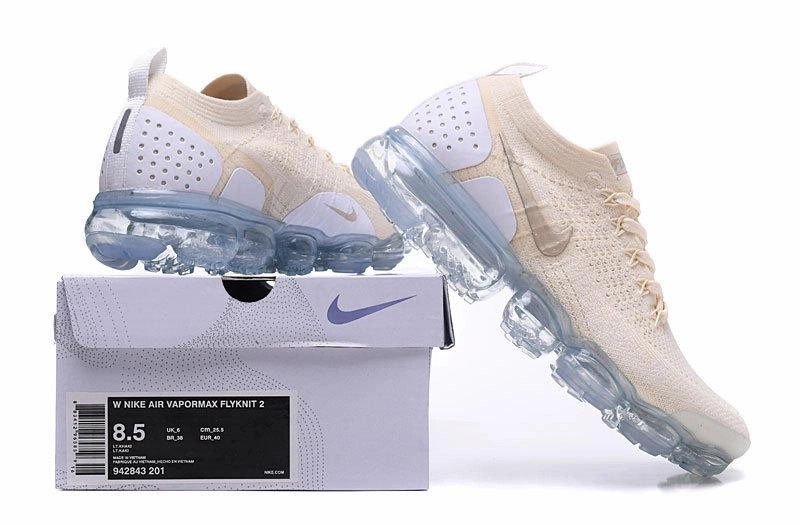 Air VaporMax Flyknit 2.0 Light Cream 942843-201 Flex Comfort Smart Comfort