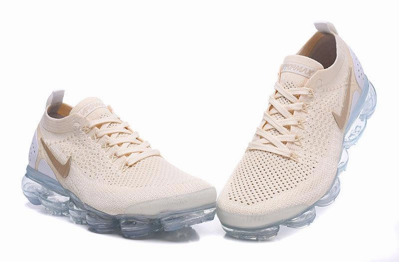 Athletic Touch smooth zipper Air VaporMax Flyknit 2.0 Light Cream 942843-201