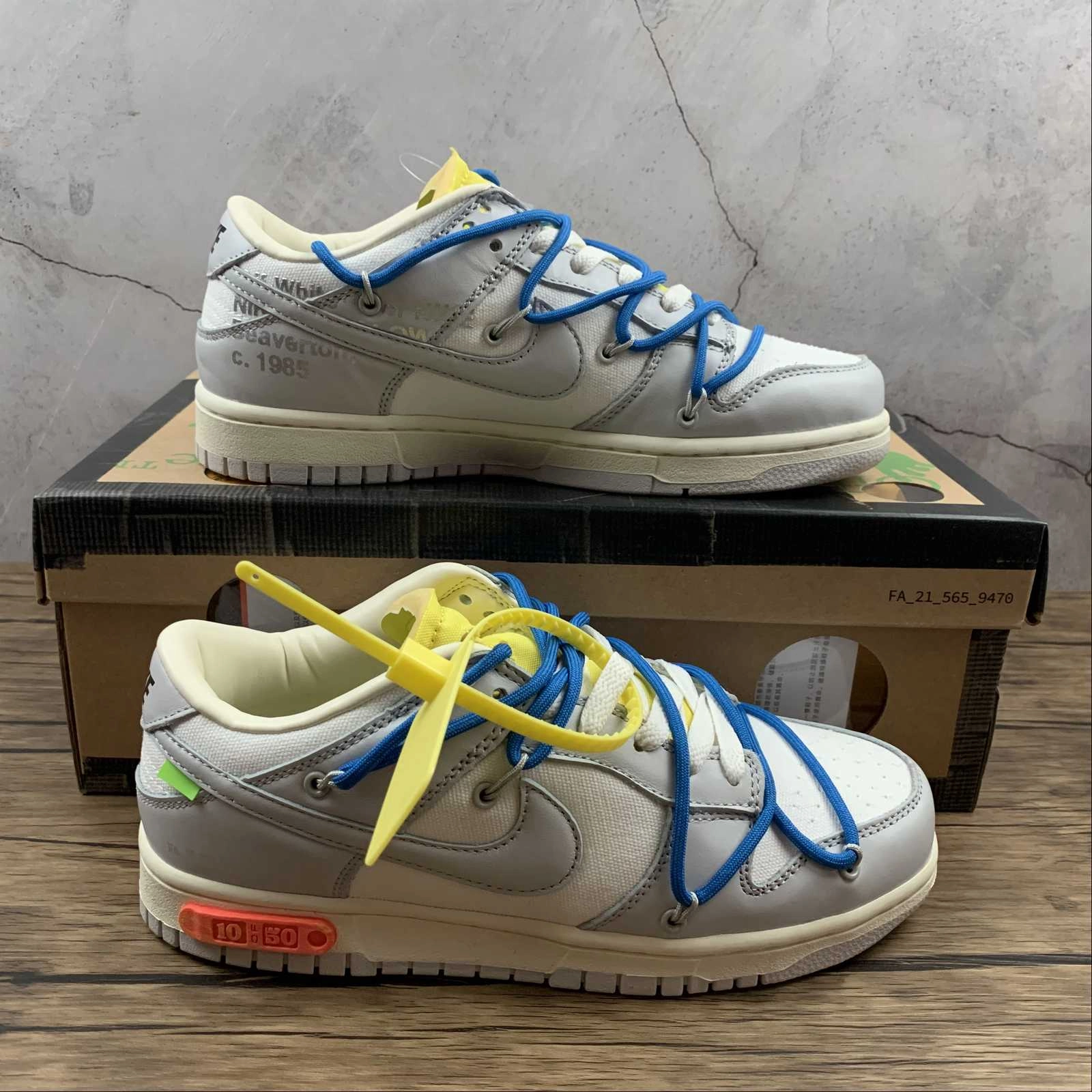 Dunk Low X Off-White 'Lote 10 de 50' DM1602-112 Thermoplastic Stability Frame Training Flex