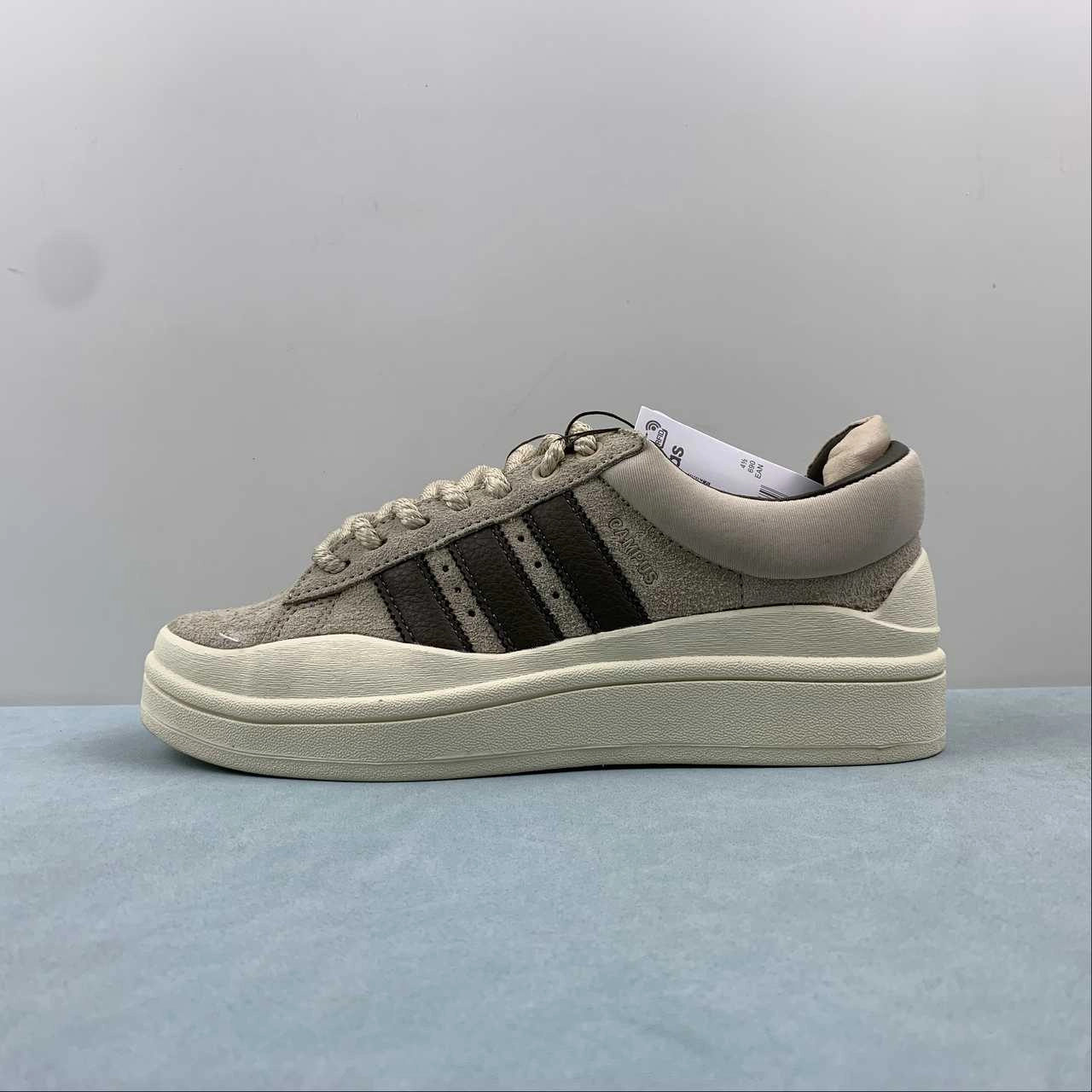 Bad Bunny x Adidas Campus Brown Off White FZ5824 Soft Build Balanced Motion