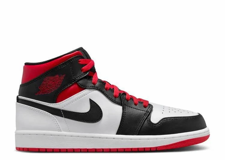 Trendy Wear Air Jordan 1 Mid Gym Red Black Toe