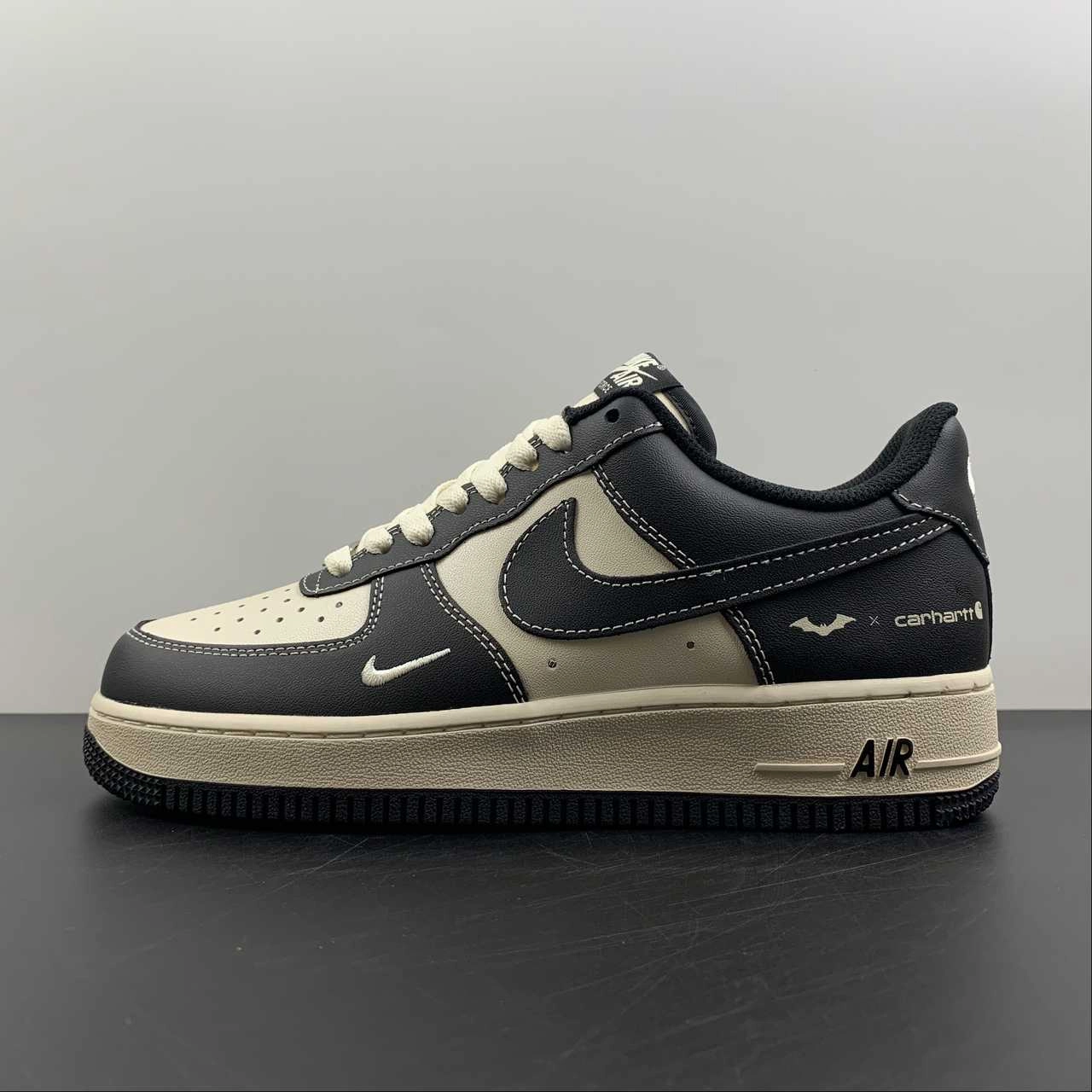 Carhatt x Air Force 1 07 Low Black White BS6055-201 Daily Grind Street Walks