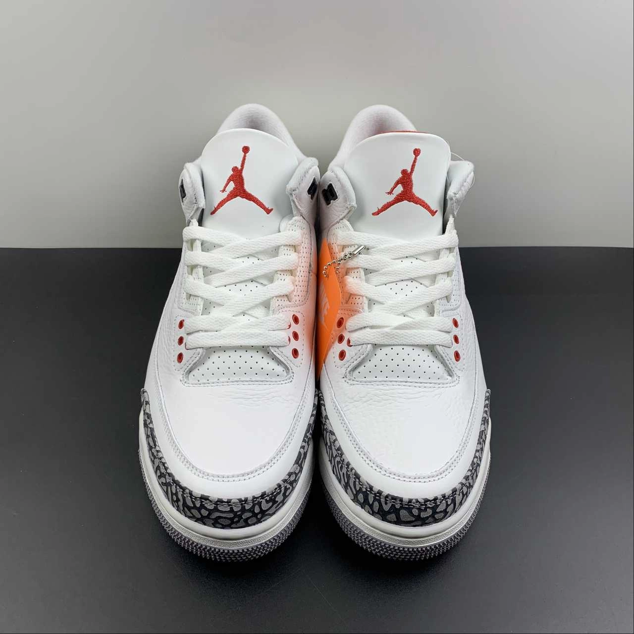 Air Jordan 3 Retro Summit White Cement Reimagined Fire Red Black DN3707-100 Daily Ease Flower Hike